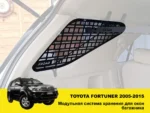Модульна система зберігання Molle (Молле) для вікон багажника Toyota Fortuner G1 (2005-2015) - Зображення 2