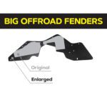 Комплект посиленого брудозахисту моторного відсіку з набором кліпс для Toyota Land Cruiser 80 - Зображення 4