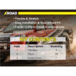 Комплект посиленого брудозахисту моторного відсіку з набором кліпс для Toyota Hilux G7 (2004-2014) - Зображення 4