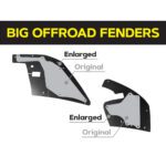 Комплект посиленого брудозахисту моторного відсіку з набором кліпс для Toyota Hilux G7 (2004-2014) - Зображення 3