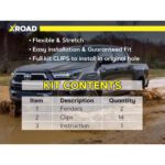 Комплект посиленого брудозахисту задньої арки з набором кліпс для Toyota Hilux G8 (2015-т.ч.) - Зображення 3