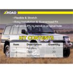 Комплект посиленого брудозахисту моторного відсіку з набором кліпс для Mitsubishi Pajero G2 (1997-2003) - Зображення 4