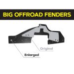 Комплект посиленого брудозахисту моторного відсіку з набором кліпс для Mitsubishi Pajero G2 (1997-2003) - Зображення 3