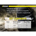 Комплект посиленого брудозахисту моторного відсіку з набором кліпс для Mitsubishi Pajero Sport G2 (2008-2014) - Зображення 4