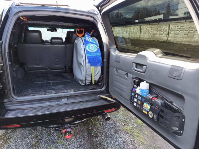 Кронштейн запасного колеса в багажник Toyota Land Cruiser Prado 120, Lexus GX470 - Зображення 10