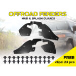 Комплект посиленого брудозахисту моторного відсіку з набором кліпс для Toyota FJ Cruiser (2005+) - Зображення 2