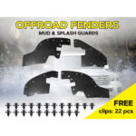 Комплект посиленого брудозахисту моторного відсіку з набором кліпс для Toyota Land Cruiser 200 - Зображення 2