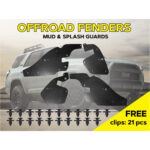 Комплект посиленого брудозахисту моторного відсіку з набором кліпс для Toyota 4Runner G5 280 (2009-т.ч.) - Зображення 2