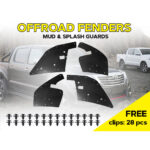 Комплект посиленого брудозахисту моторного відсіку з набором кліпс для Toyota Hilux G7 (2004-2014) - Зображення 2