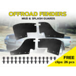 Комплект посиленого брудозахисту моторного відсіку з набором кліпс для Mitsubishi L200 G3 (1996-2004) - Зображення 2