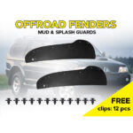 Комплект посиленого брудозахисту задньої арки з набором кліпс для Mitsubishi Pajero Sport G1 (1998-2008) - Зображення 2