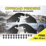 Комплект посиленого брудозахисту моторного відсіку з набором кліпс для Toyota Tacoma - Зображення 2