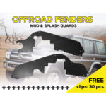 Комплект посиленого брудозахисту моторного відсіку з набором кліпс для Toyota Land Cruiser 70 (1997-т.ч.) - Зображення 2