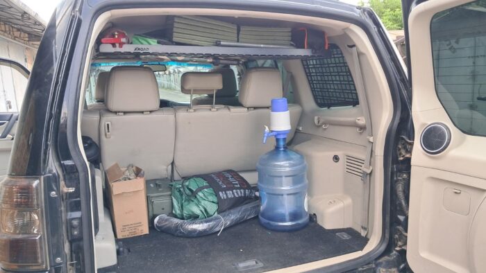 Модульна система зберігання Molle (Молле) для вікон багажника Mitsubishi Pajero 4 - Зображення 6