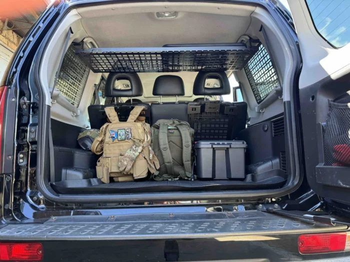 Модульна система зберігання Molle (Молле) для вікон багажника Mitsubishi Pajero 3 - Зображення 3