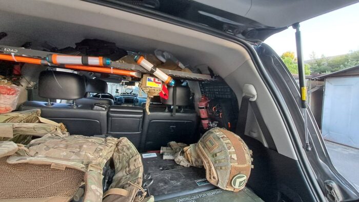 Модульна система зберігання Molle (Молле) для вікон багажника Lexus LX570 - Зображення 7
