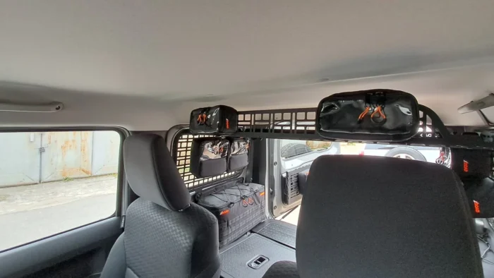 Модульна система зберігання Molle (Молле) для вікон багажника Suzuki Jimny JB64/JB74 (2018+) - Зображення 14