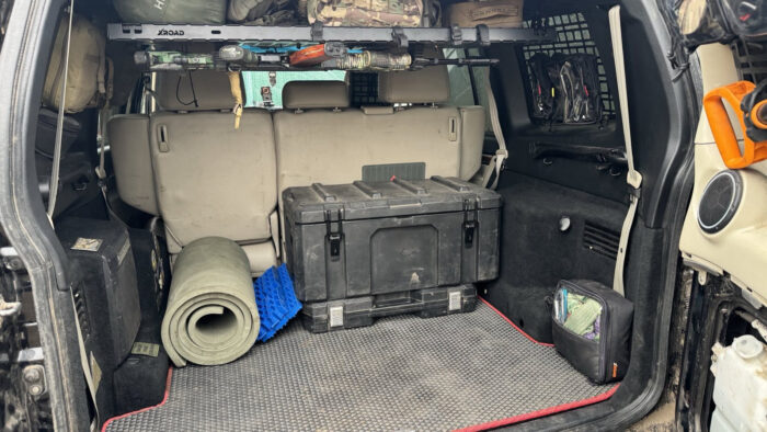 Модульна система зберігання Molle (Молле) для вікон багажника Mitsubishi Pajero 4 - Зображення 10