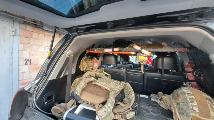 Модульна система зберігання Molle (Молле) для вікон багажника Lexus LX570 - Зображення 4