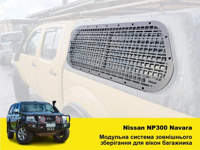 Зовнішня Molle (Молле) панель на вікно багажника для пікапа - Зображення 2