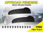 Комплект посиленого брудозахисту задньої арки з набором кліпс для Mitsubishi L200 (1996-2007) - Зображення 2