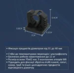 Кріплення Super Fix 31-40 мм для сокири, лопати, ліхтаря, інструменту, зброї, балонного ключа - Зображення 9