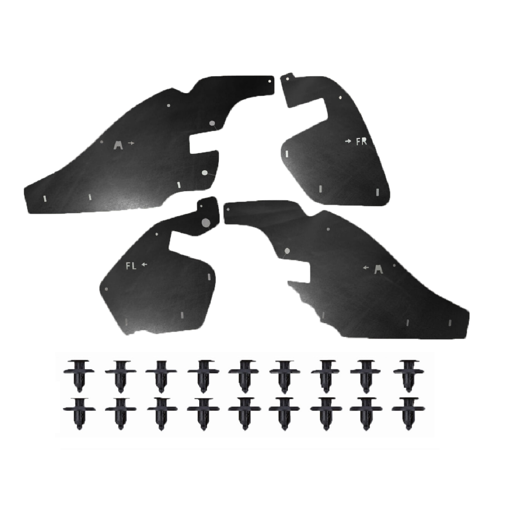 Комплект посиленого брудозахисту моторного відсіку з набором кліпс для Toyota Fortuner G2 (2015-т.ч.)