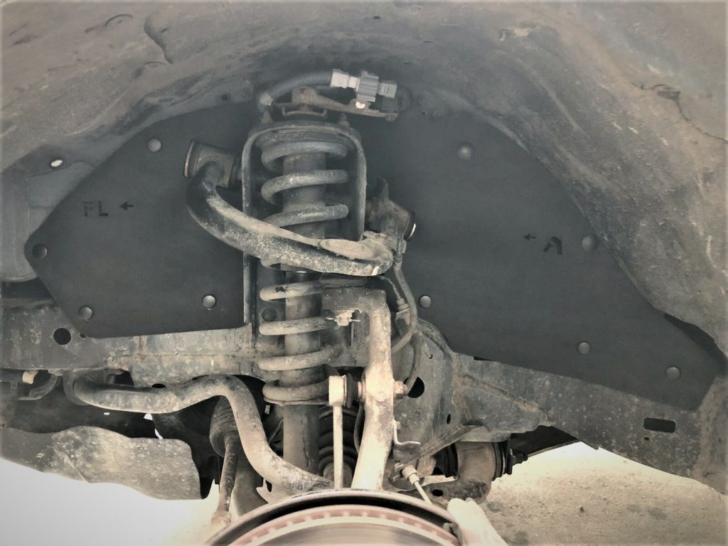 Комплект офроудних пильників моторного відсіку з набором кліпс для Toyota 4Runner G5 280 (2009-т.ч.)