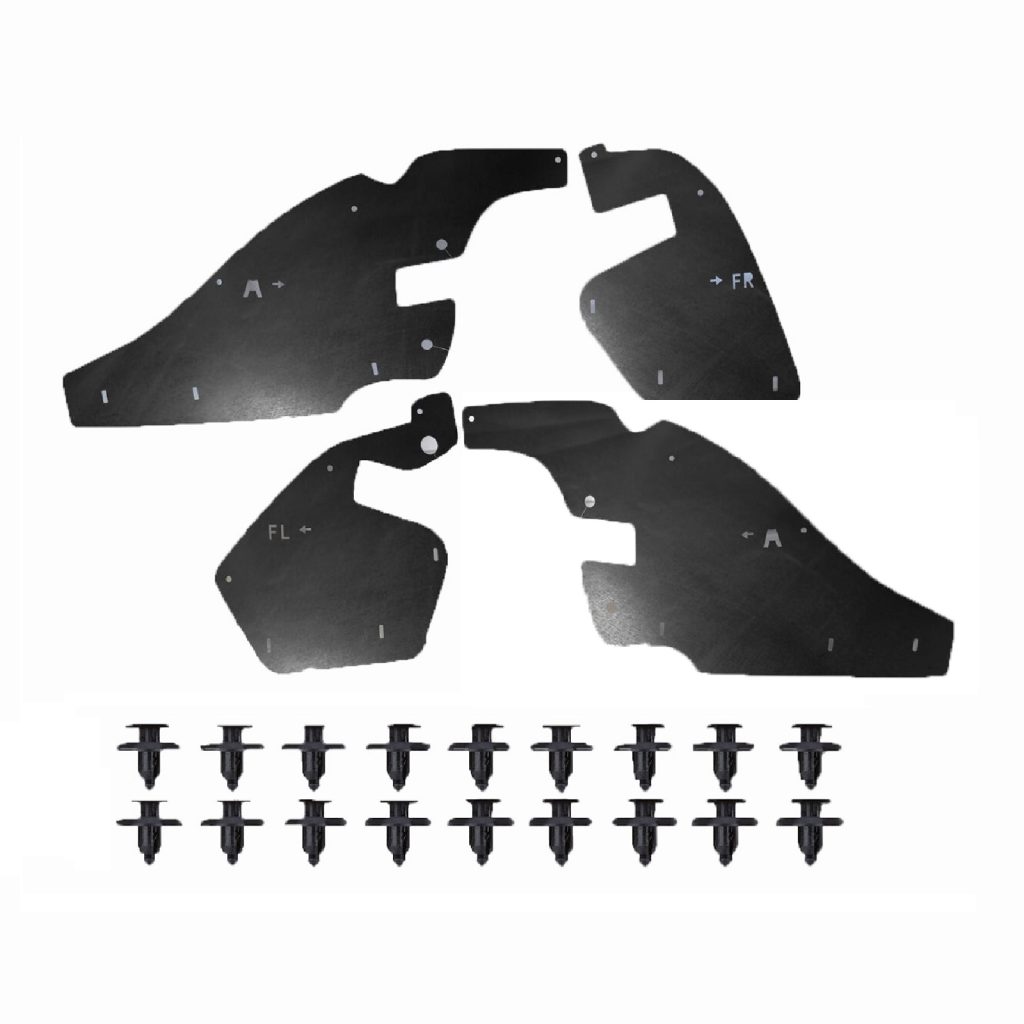 Комплект офроудних пильників моторного відсіку з набором кліпс для Toyota 4Runner G4 210 (2002-2009)