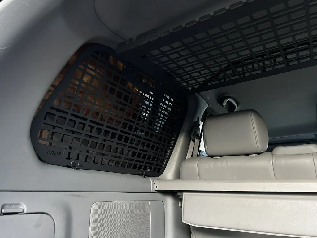 Модульна система зберігання Molle (Молле) для вікон багажника Toyota Land Cruiser 100