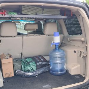 Модульна система зберігання Molle (Молле) для вікон багажника Mitsubishi Pajero 4