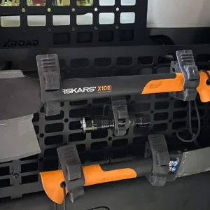 Кріплення Super Fix 31-40 мм для сокири, лопати, ліхтаря, інструменту, зброї, балонного ключа