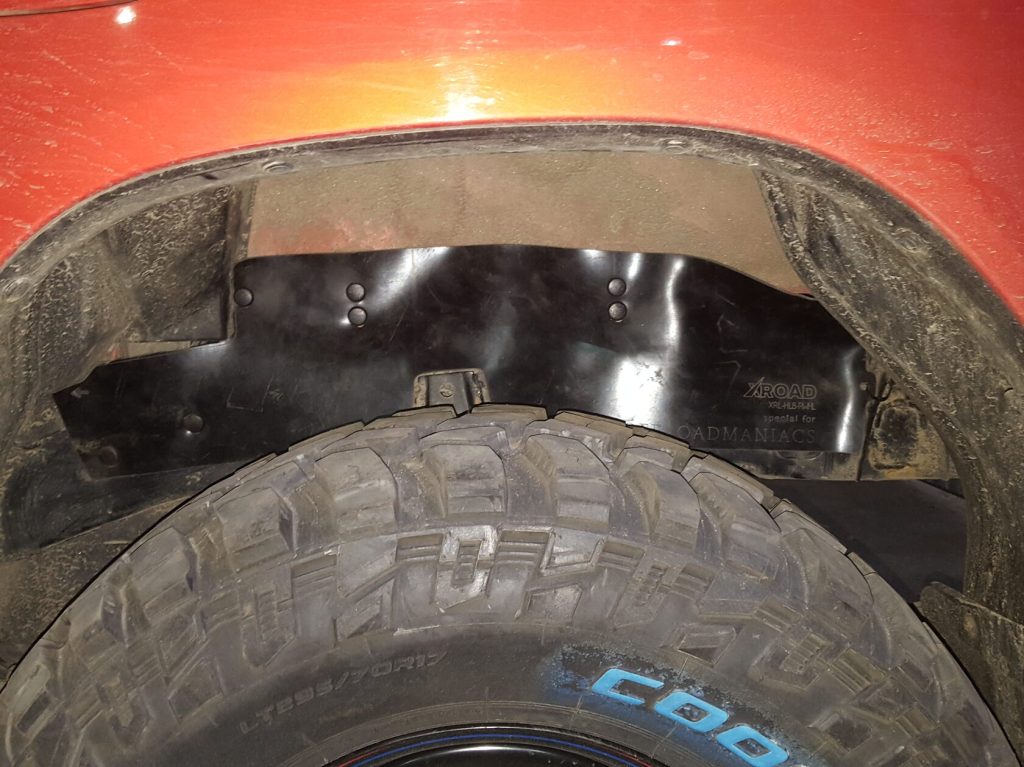 Комплект офроудних пильників задньої арки з набором кліпс для Toyota Hilux G8 (2015-т.ч.)