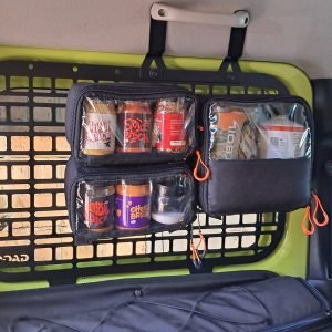 Модульна система зберігання Molle (Молле) для вікон багажника Suzuki Jimny JB64/JB74 (2018+)