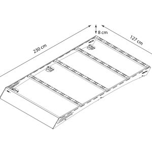 Експедиційний багажник на Toyota Land Cruiser 200