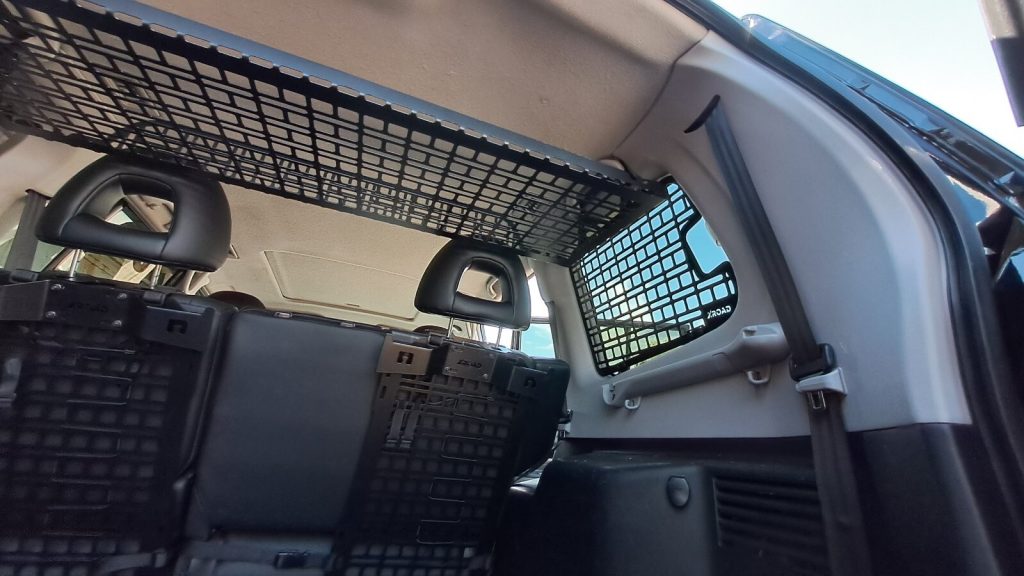 Модульна система зберігання Molle (Молле) для вікон багажника Mitsubishi Pajero 3
