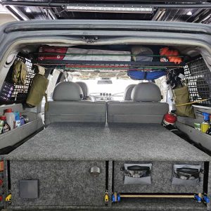 Модульна система зберігання Molle (Молле) на вікно багажника Nissan Patrol Y61