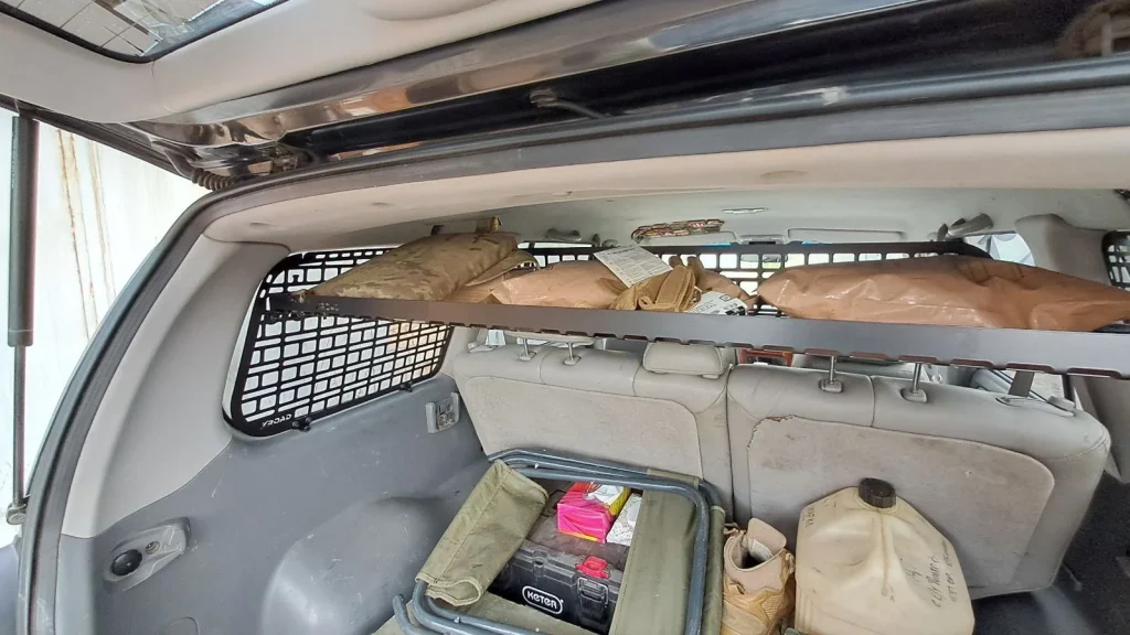 Модульна система зберігання Molle (Молле) для вікон багажника Hyundai Terracan