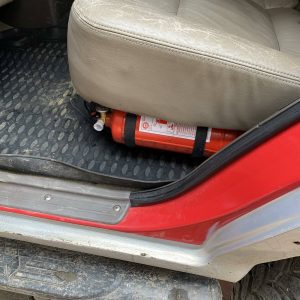 Молле панель для вогнегасника на Mitsubishi Pajero Sport 1