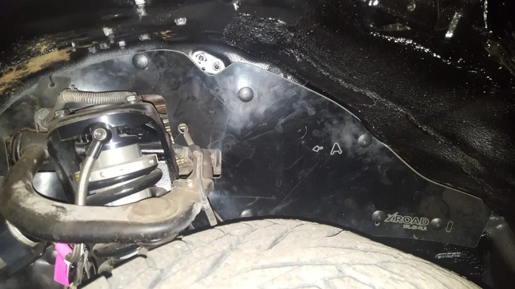 Комплект посиленого брудозахисту моторного відсіку з набором кліпс для Lexus GX 470 (2002-2009)