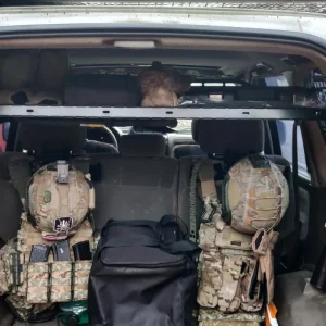 Вішак для бронежилета з універсальним кріпленням за підголівник