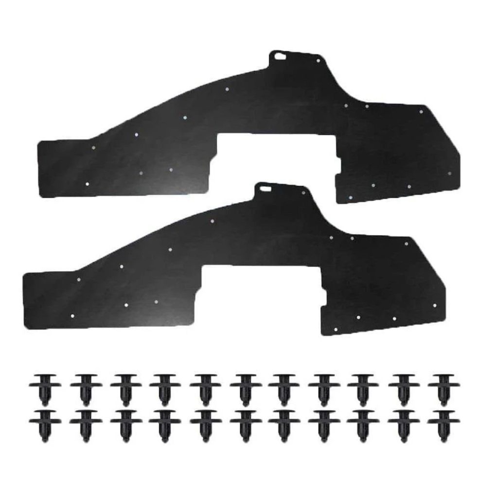 Комплект офроудних пильників моторного відсіку з набором кліпс для Mitsubishi Pajero G2 (1997-2003)