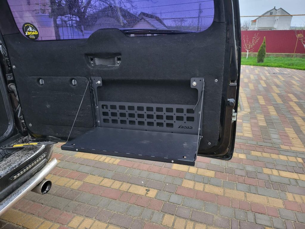 Відкидний стіл на двері багажника Toyota Land Cruiser Prado 150/Lexus GX 460, короткий