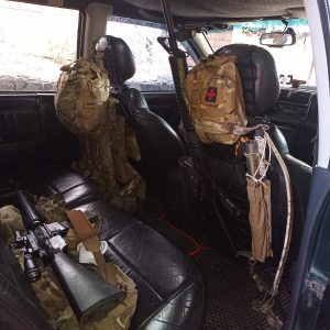 Тактична молле панель на спинку сидіння універсальна