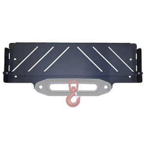 Відкидна рамка номерного знака для встановлення на клюз лебідки