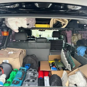 Модульна система зберігання Molle (Молле) для вікон багажника Toyota Land Cruiser 100