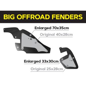 Комплект офроудних пильників моторного відсіку з набором кліпс для Toyota 4Runner G5 280 (2009-т.ч.)