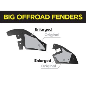 Комплект офроудних пильників моторного відсіку з набором кліпс для Toyota Tacoma