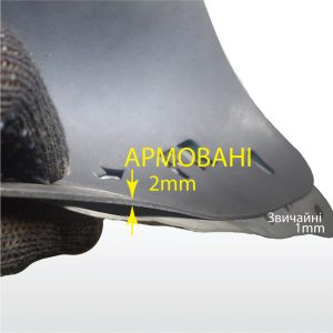 Комплект посиленого брудозахисту задньої арки з набором кліпс для Mitsubishi L200 (2005-2014)