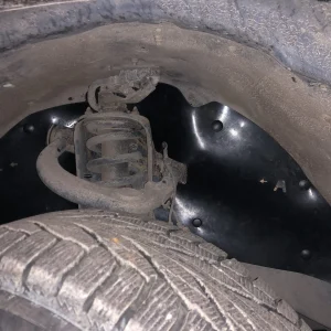 Комплект посиленого брудозахисту моторного відсіку з набором кліпс для Toyota Land Cruiser Prado 120